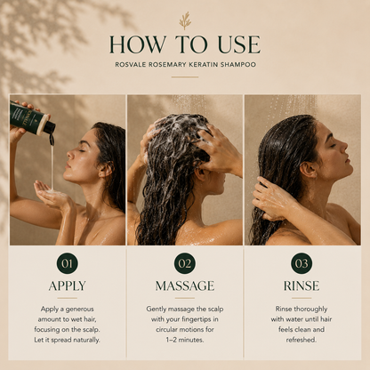 Rosvale™ Rosemary Keratin Shampoo