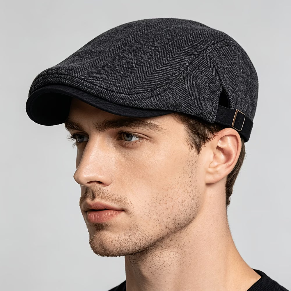 Textured Newsboy Cap